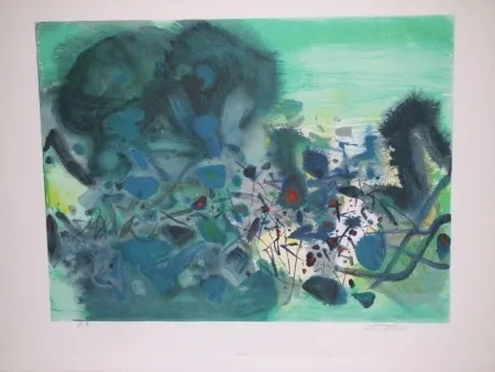 リトグラフ Chu Teh Chun  - Sans titre I