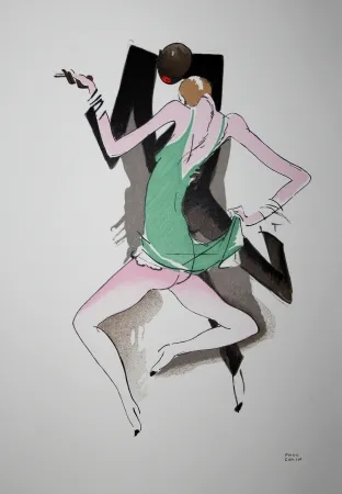 リトグラフ Colin - LE TUMULTE NOIR / BLACK THUNDER - 1927 