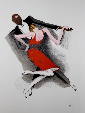 リトグラフ Colin - LE TUMULTE NOIR / BLACK THUNDER - 1927