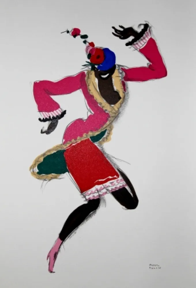 リトグラフ Colin - LE TUMULTE NOIR / BLACK THUNDER - Joséphine Baker - 1927