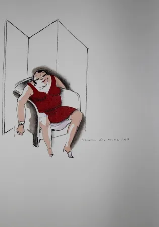 リトグラフ Colin - LE TUMULTE NOIR / BLACK THUNDER - Joséphine Baker - 1927