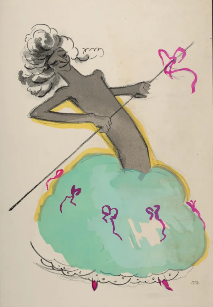 リトグラフ Colin - Le Tumulte Noir, C. 1927