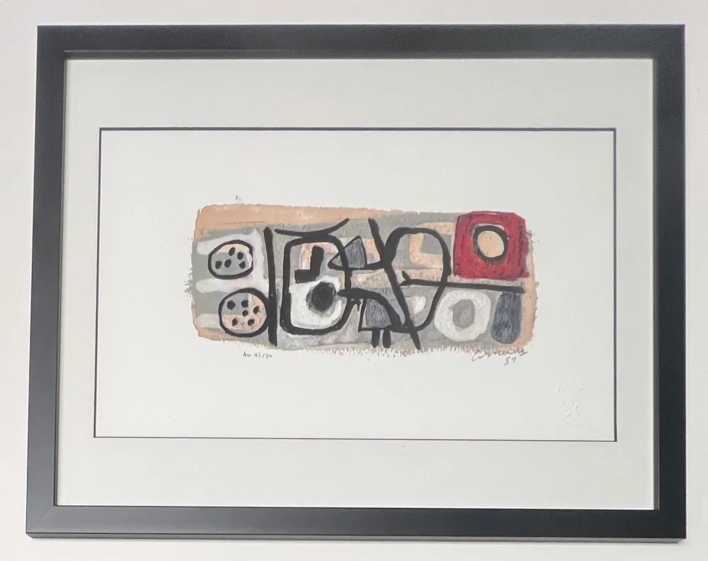 デジタル版画 Corneille - April in jazz , 1951, AO 42/90, encadré