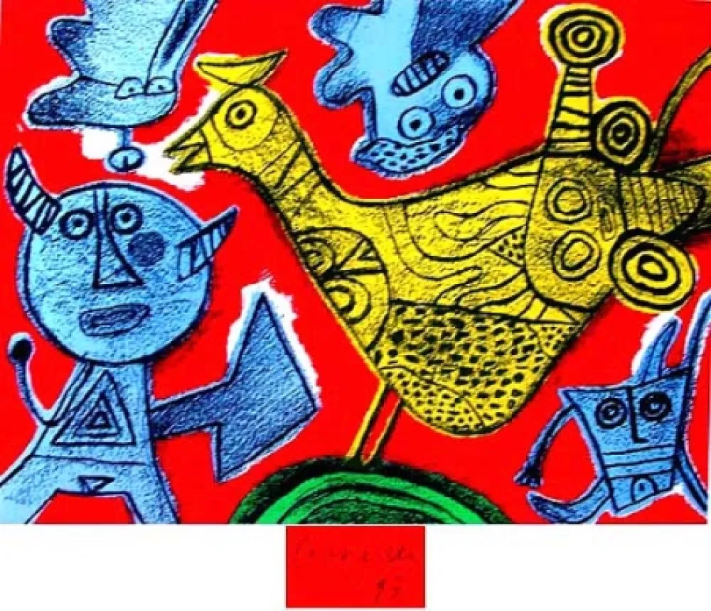 リトグラフ Corneille - Songes du diable