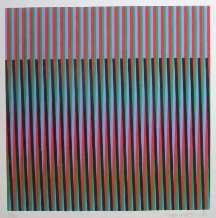 シルクスクリーン Cruz-Diez - No title