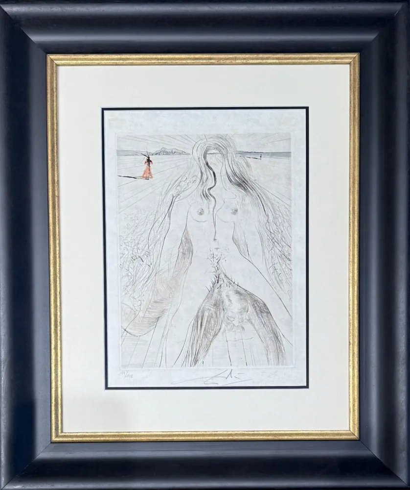 彫版 Dali - Femme à cheval