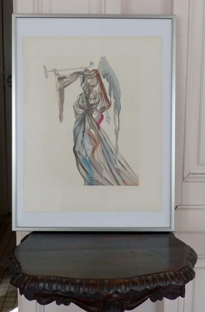 木版 Dali - LA DIVINE COMEDIE - L'ange du soleil