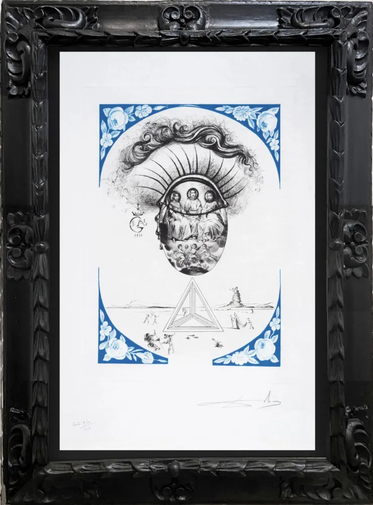 彫版 Dali - Sainte Trinité  Sainte Persistance de la mémoire