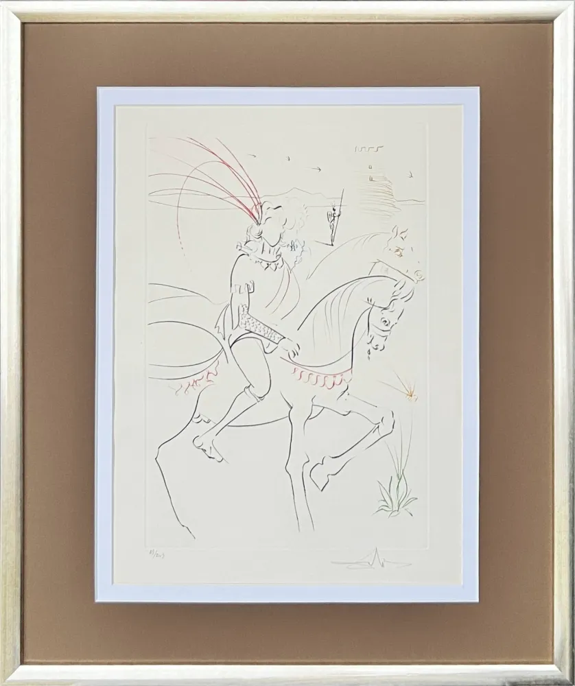 ポイントーセッシュ Dali - Viviane and Lancelot on the Lake