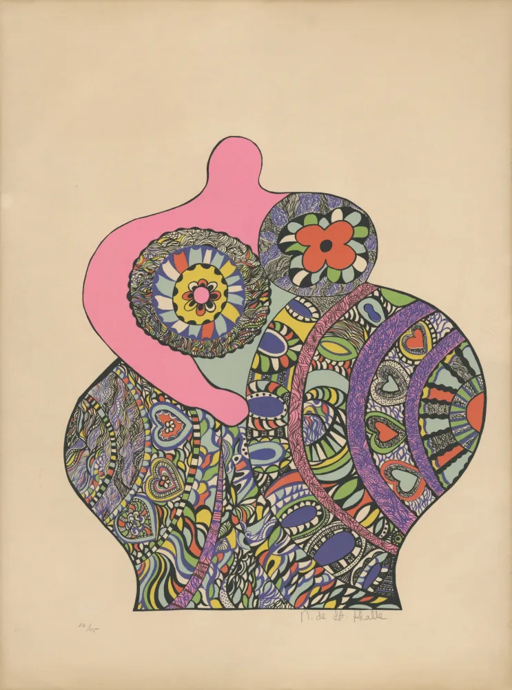 シルクスクリーン De Saint Phalle - Nana Power : Nana II