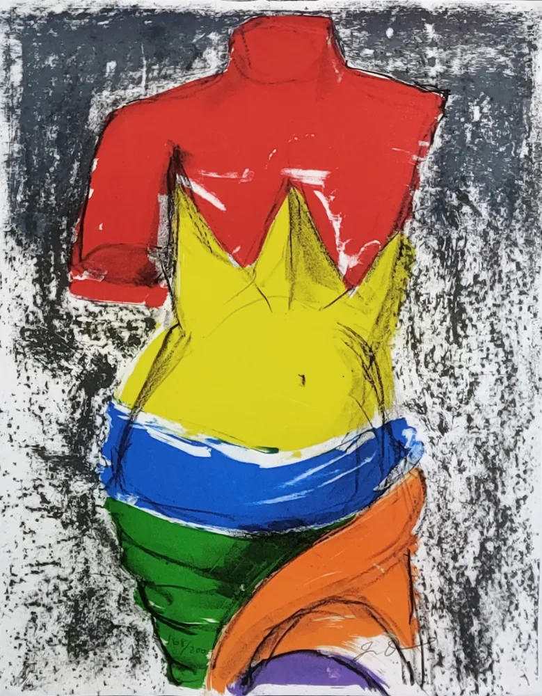 リトグラフ Dine - THE BATHER