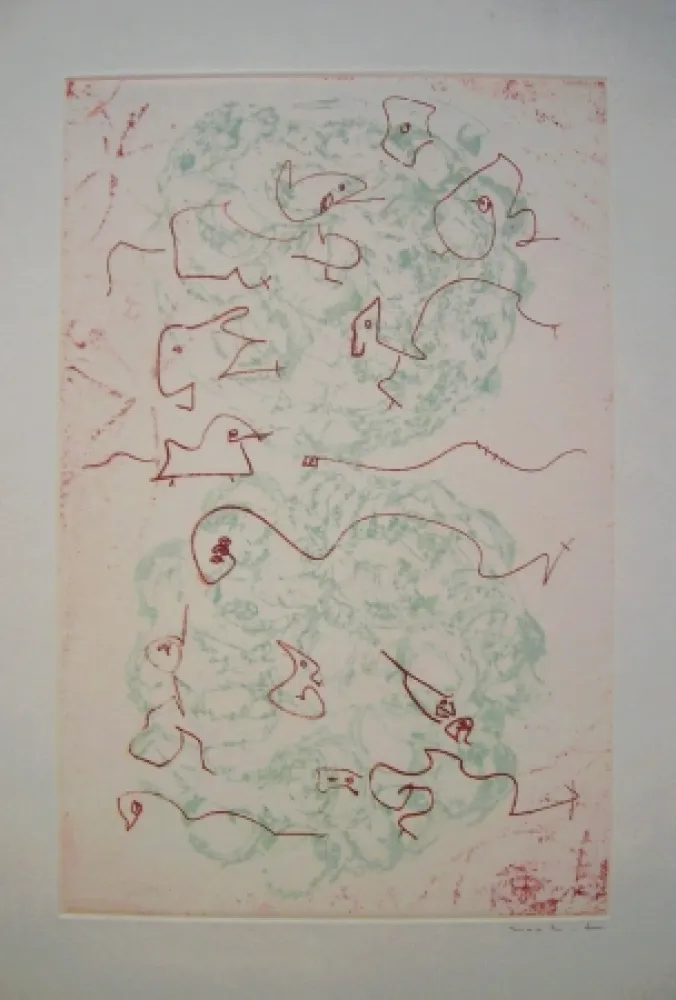 エッチングと　アクチアント Ernst - Les Chiens Ont Soif