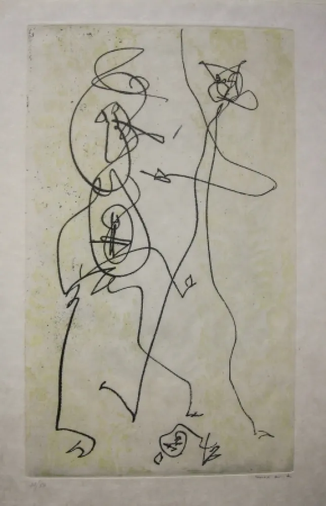 エッチングと　アクチアント Ernst - Les Chiens Ont Soif