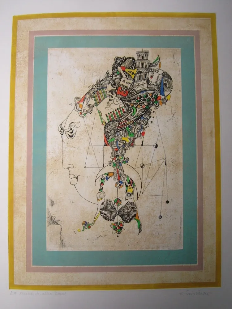 エッチングと　アクチアント Finsterer - Traum der alten Dame