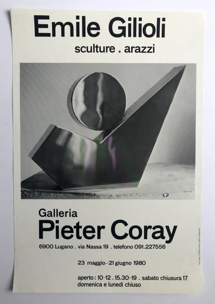 技術的なありません Gilioli - Galleria Pieter Coray