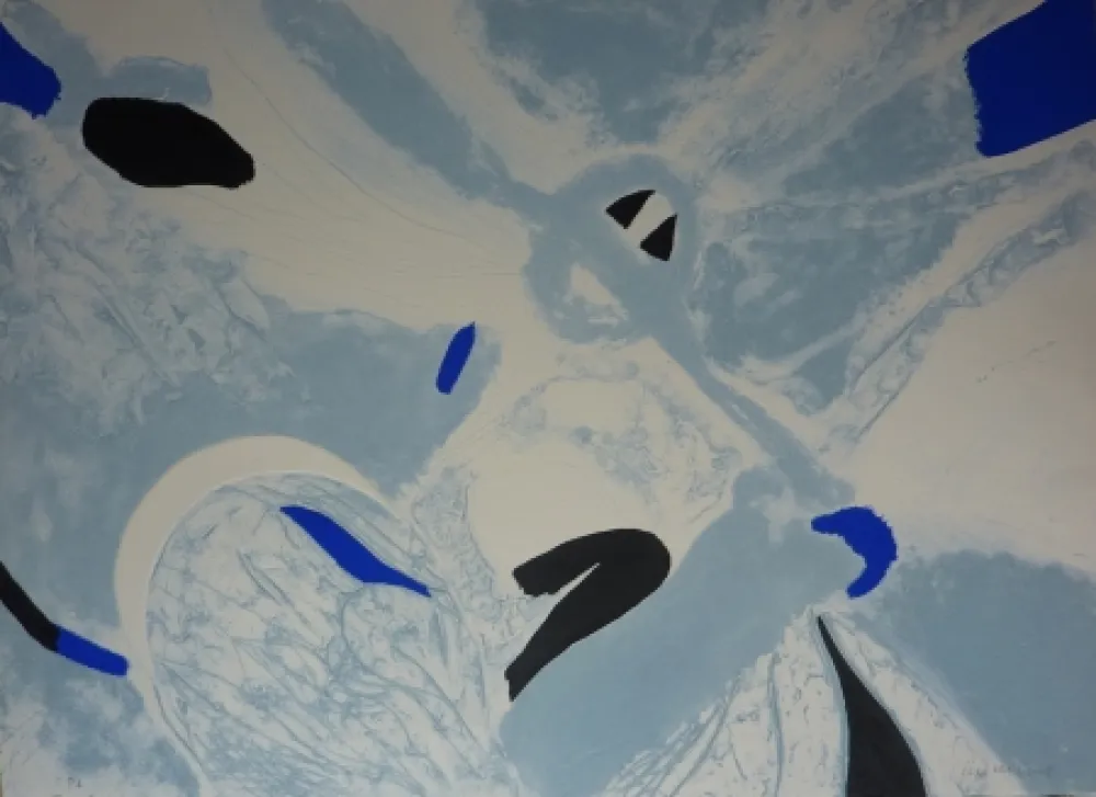 エッチング Guinovart - Untitled