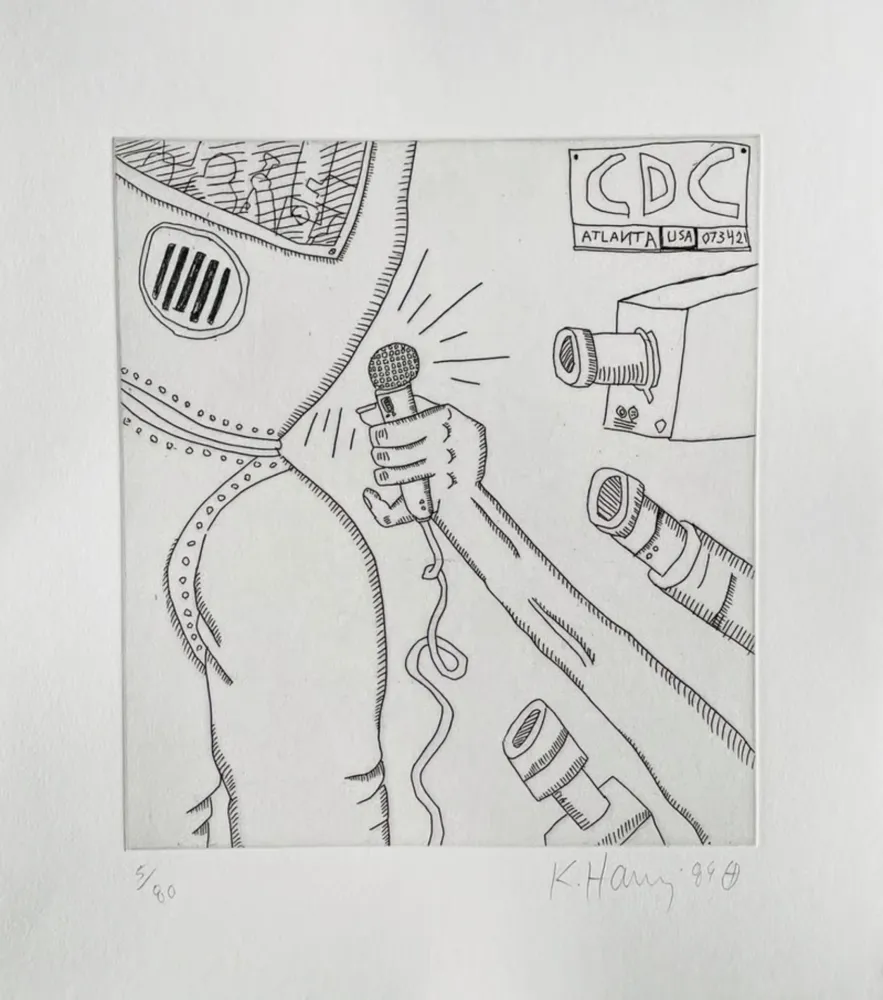 彫版 Haring - The Valley (1)