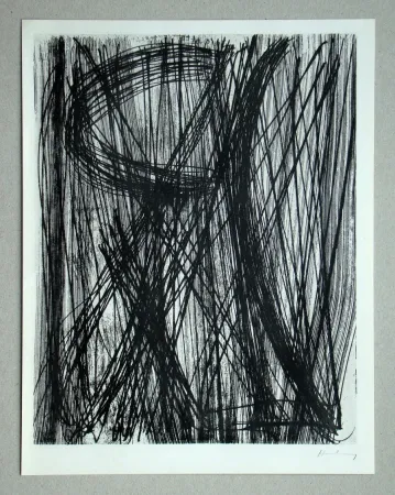 シルクスクリーン Hartung - G 17 - 1953