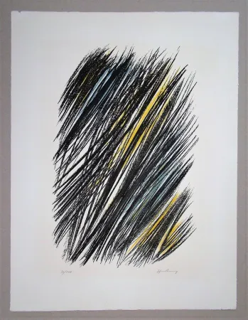 リトグラフ Hartung - L19 - 1957