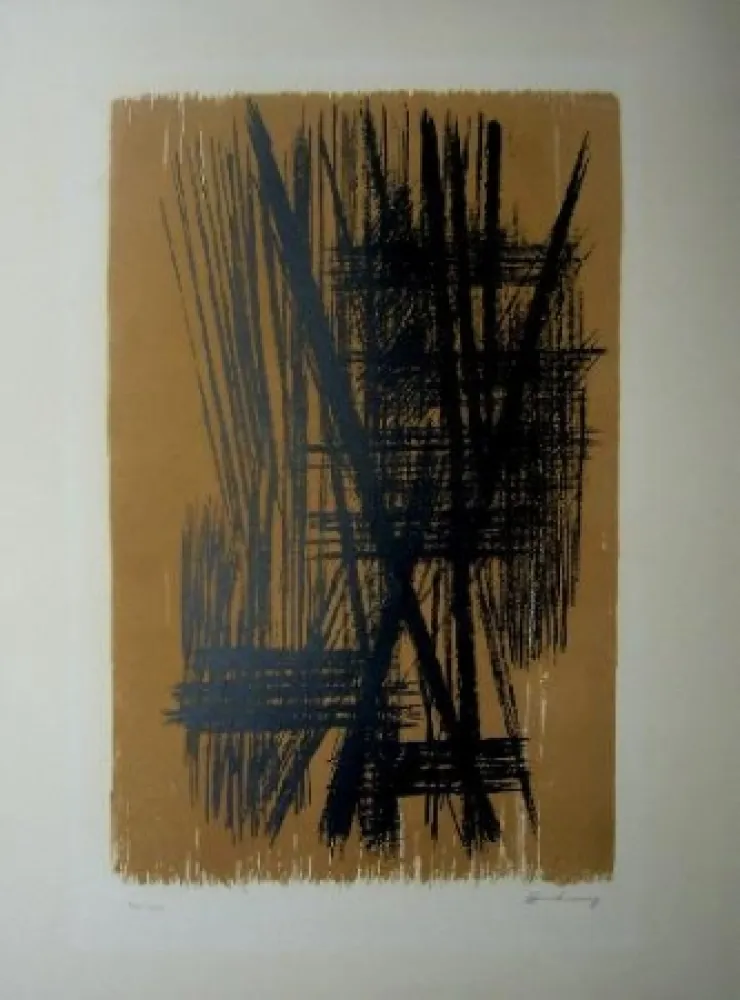 リトグラフ Hartung - L27