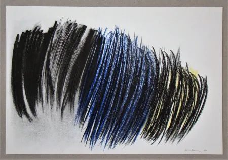 リトグラフ Hartung - Pastel P.1960-116