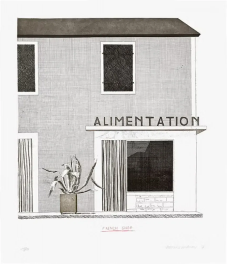 エッチングと　アクチアント Hockney - The French Shop