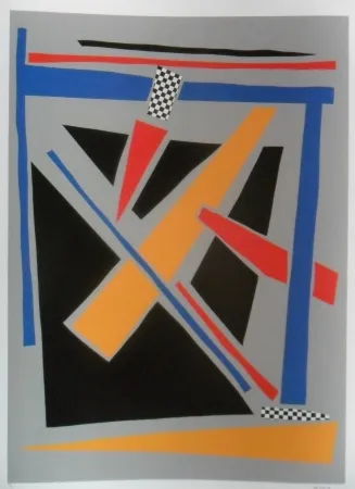 シルクスクリーン Jacobsen - Visions Sculpturales I