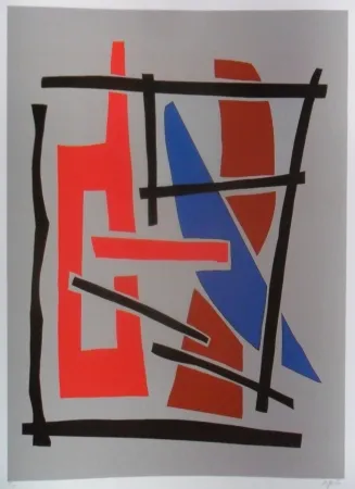 シルクスクリーン Jacobsen - Visions Sculpturales III