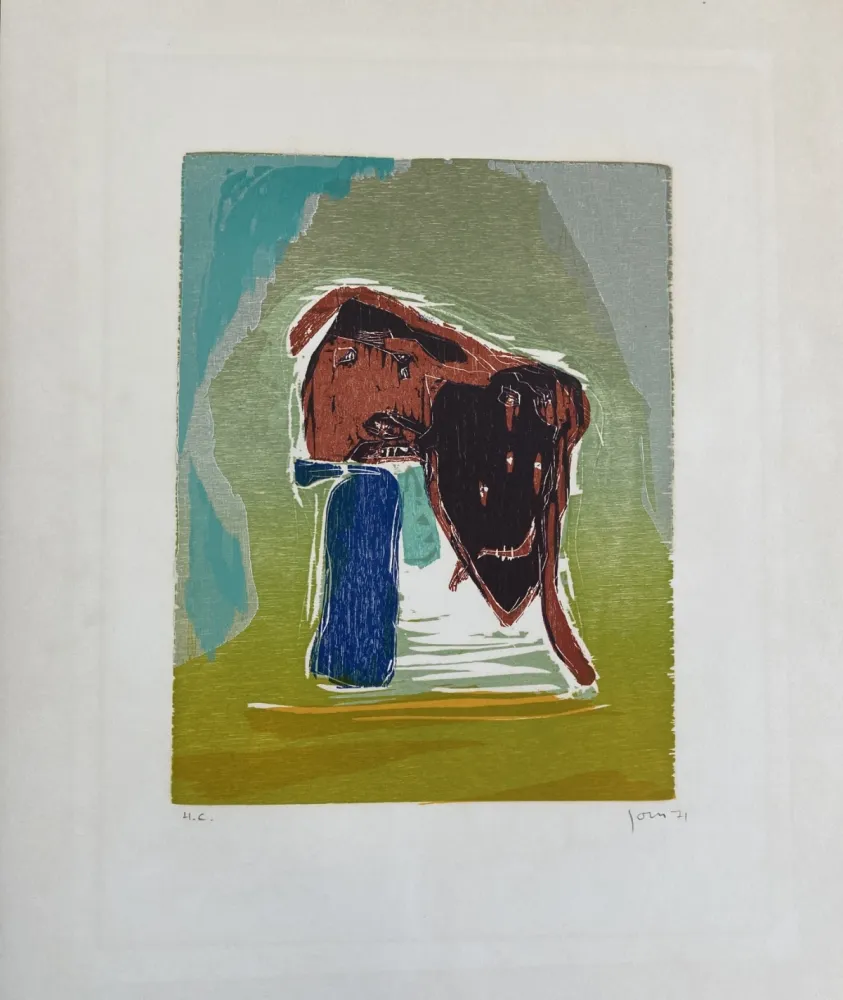 木版 Jorn - Rideau Convolant