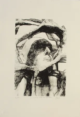 リトグラフ Kern - Ils n'ont pas choisi leur sépulture