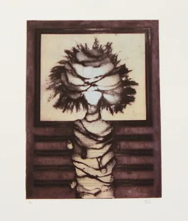 エッチングと　アクチアント Kern - Pleur bleu