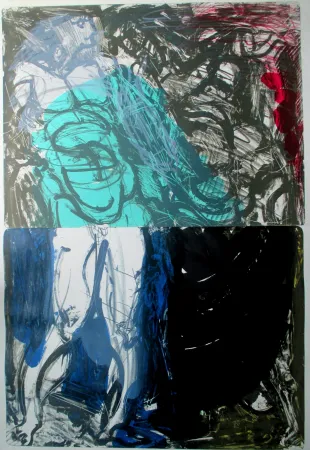 リトグラフ Kirkeby - Den Danske Radeerforening