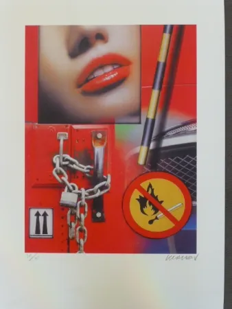 デジタル版画 Klasen - Inflammable 