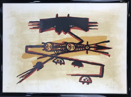 リトグラフ Lam - El último viaje del buque fantasma 