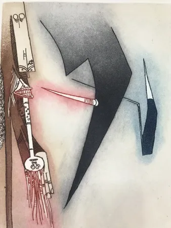 エッチングと　アクチアント Lam - Vingtième Parallèle Suite ( 20th Parallel Series )