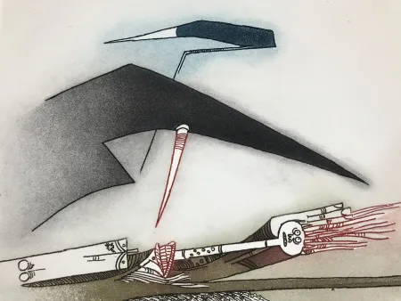 エッチングと　アクチアント Lam - Vingtième Parallèle Suite ( 20th Parallel Series )