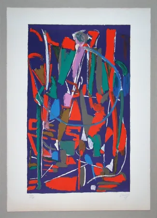 リトグラフ Lanskoy - Sans titre