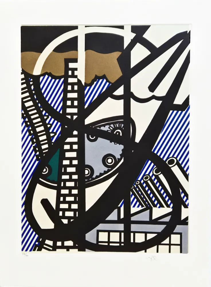 エッチングと　アクチアント Lichtenstein - Une Fenêtre ouverte sur Chicago’
