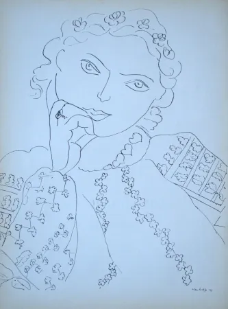 オフセット Matisse (After) - Femme accoudée