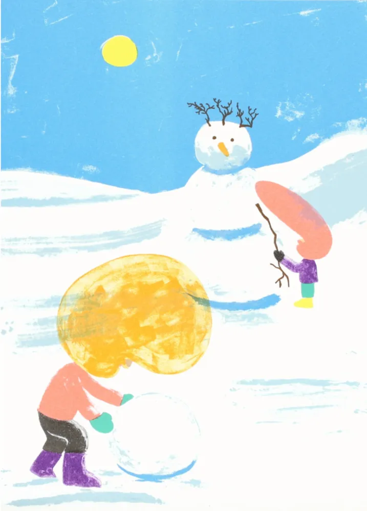 リトグラフ Mcdonald  - Snowman
