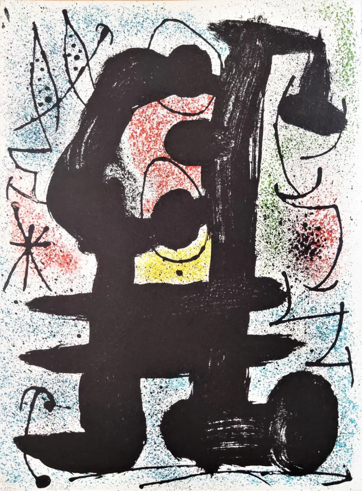 リトグラフ Miró - Composition