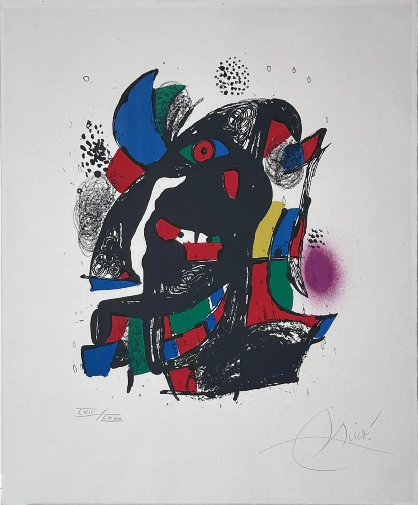 リトグラフ Miró - Miro Lithographe IV 