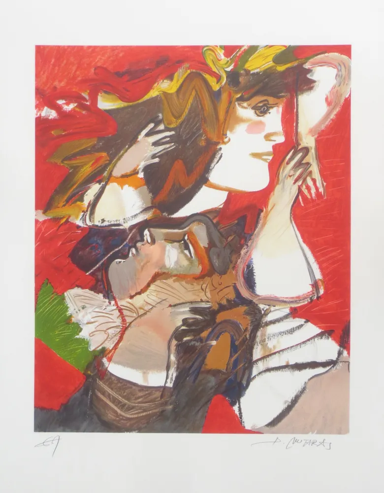 リトグラフ Mitaras - Sans tire