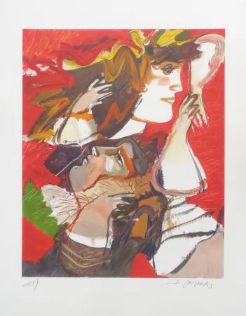 リトグラフ Mitaras - Sans tire