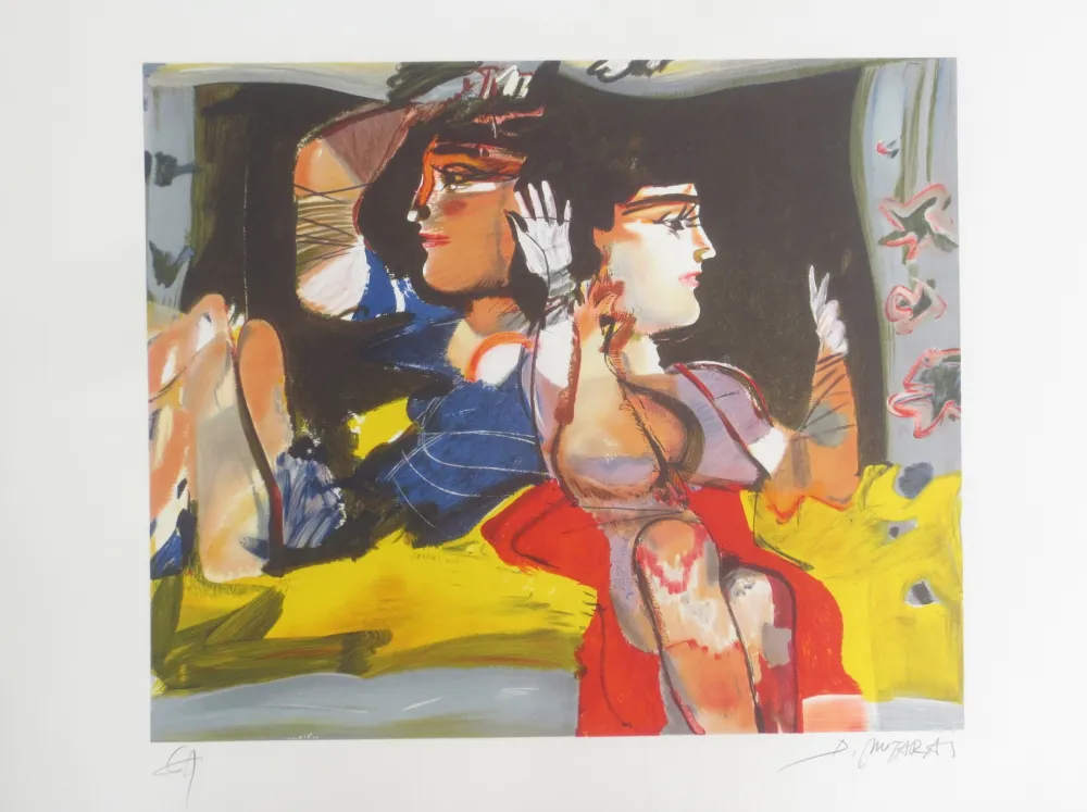 リトグラフ Mitaras - Sans titre