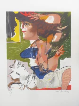 リトグラフ Mitaras - Sans titre