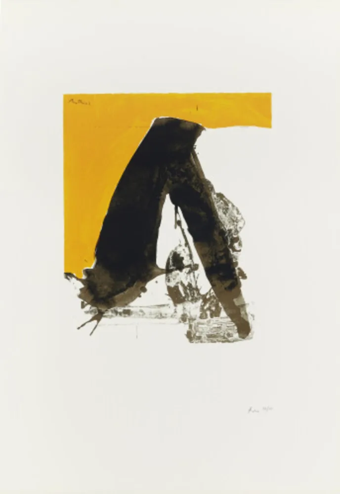 シルクスクリーン Motherwell - Untitled 1 from The Basque Suite