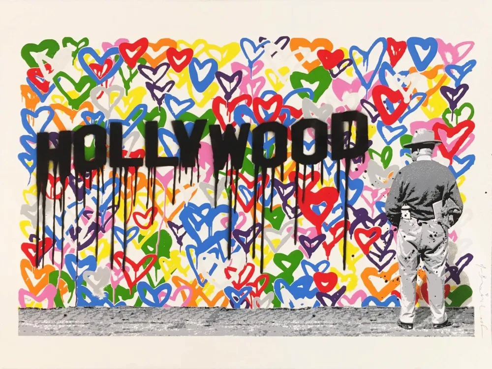シルクスクリーン Mr. Brainwash - Hollywood