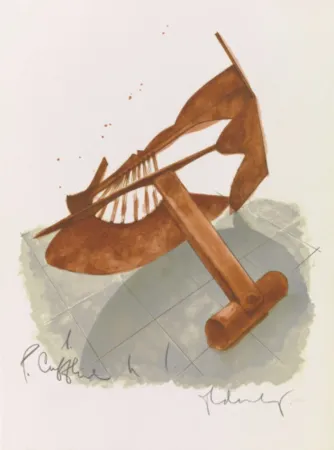 リトグラフ Oldenburg - Picasso Cufflink