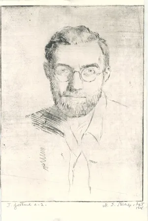 エッチング Philipp - Selbstbildnis